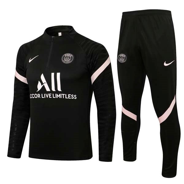 Sudadera De Training Paris Saint Germain 2022 Negro Rosa